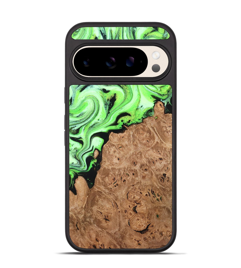 Pixel 10 Pro Wood Phone Case - Felton (Green, 820141)