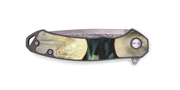 EDC Wood Pocket Knife - Vanessa (Green, 820142)