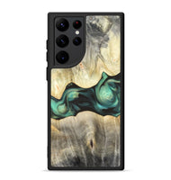 Galaxy S22 Ultra Wood Phone Case - Vanessa (Green, 820142)