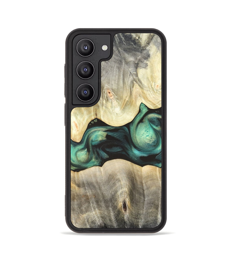 Galaxy S23 Wood Phone Case - Vanessa (Green, 820142)