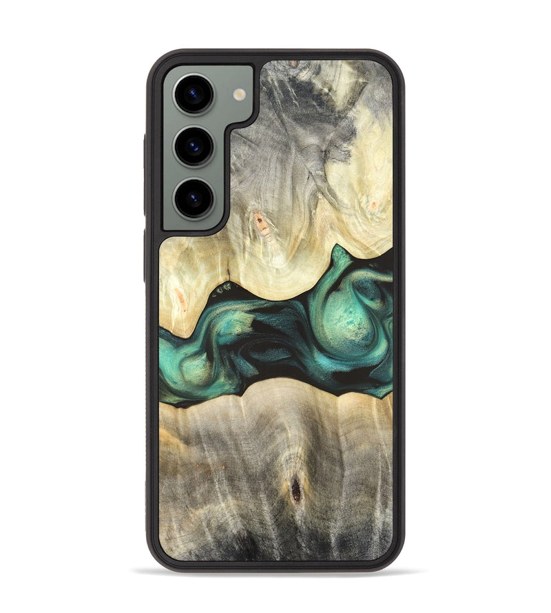 Galaxy S23 Plus Wood Phone Case - Vanessa (Green, 820142)