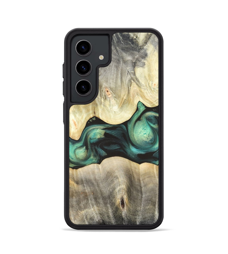 Galaxy S24 Wood Phone Case - Vanessa (Green, 820142)
