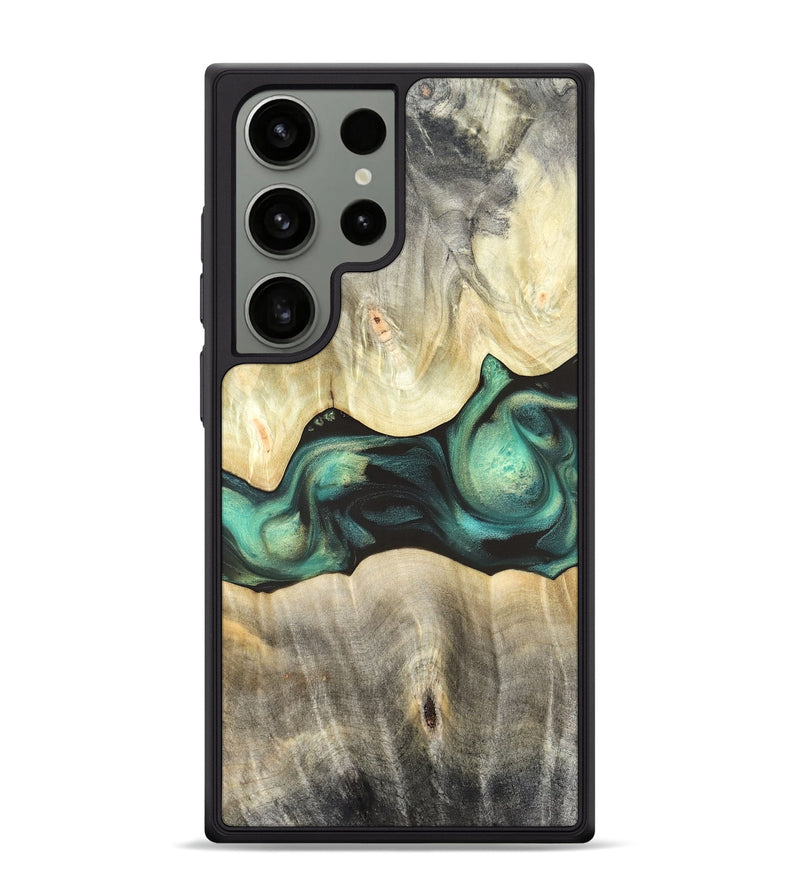 Galaxy S24 Ultra Wood Phone Case - Vanessa (Green, 820142)