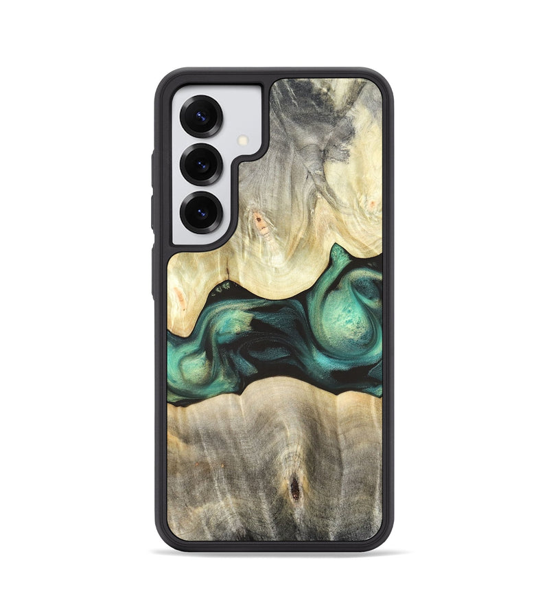 Galaxy S25 Wood Phone Case - Vanessa (Green, 820142)