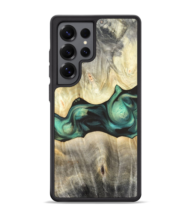 Galaxy S25 Ultra Wood Phone Case - Vanessa (Green, 820142)