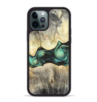 iPhone 12 Pro Max Wood Phone Case - Vanessa (Green, 820142)