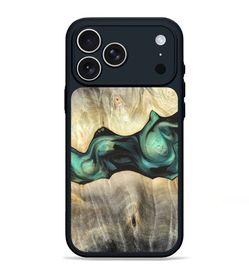 iPhone 17 Pro Max Wood Phone Case - Vanessa (Green, 820142)