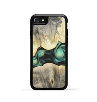 iPhone SE Wood Phone Case - Vanessa (Green, 820142)