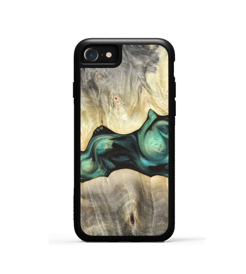iPhone SE Wood Phone Case - Vanessa (Green, 820142)