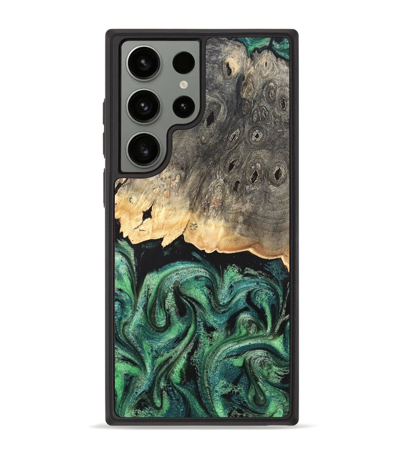 Galaxy S23 Ultra Wood Phone Case - Betsy (Green, 820144)