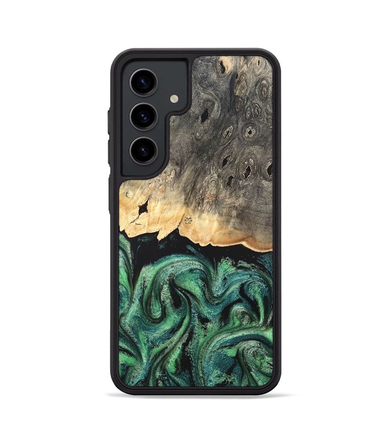 Galaxy S24 Wood Phone Case - Betsy (Green, 820144)