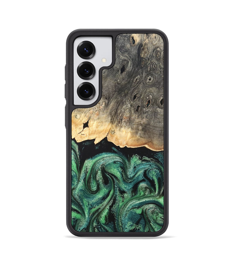 Galaxy S25 Wood Phone Case - Betsy (Green, 820144)