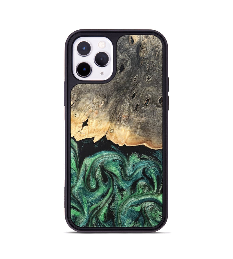 iPhone 11 Pro Wood Phone Case - Betsy (Green, 820144)