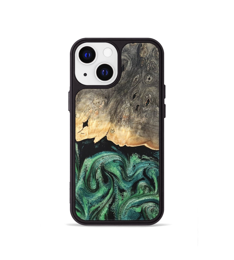 iPhone 13 mini Wood Phone Case - Betsy (Green, 820144)