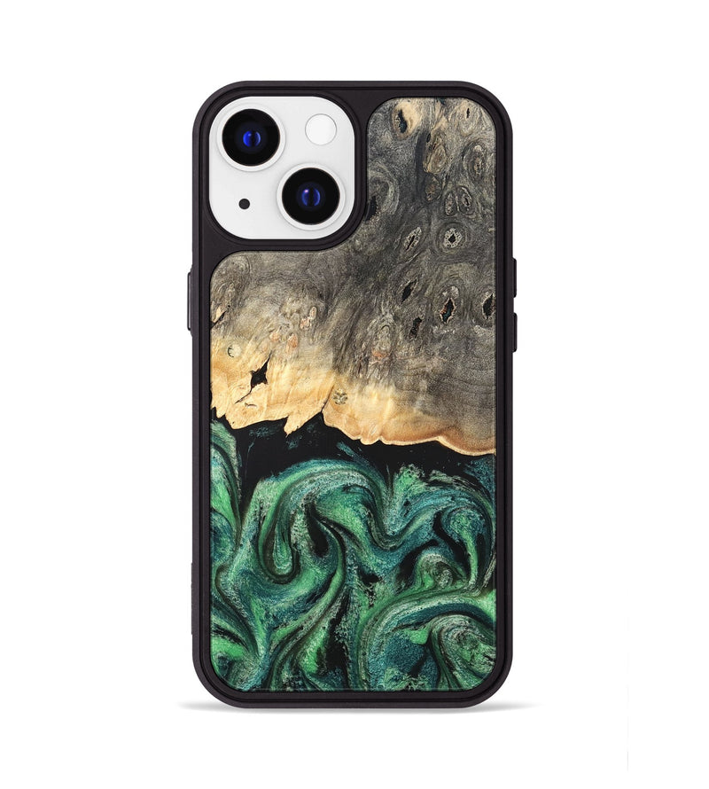 iPhone 13 Wood Phone Case - Betsy (Green, 820144)