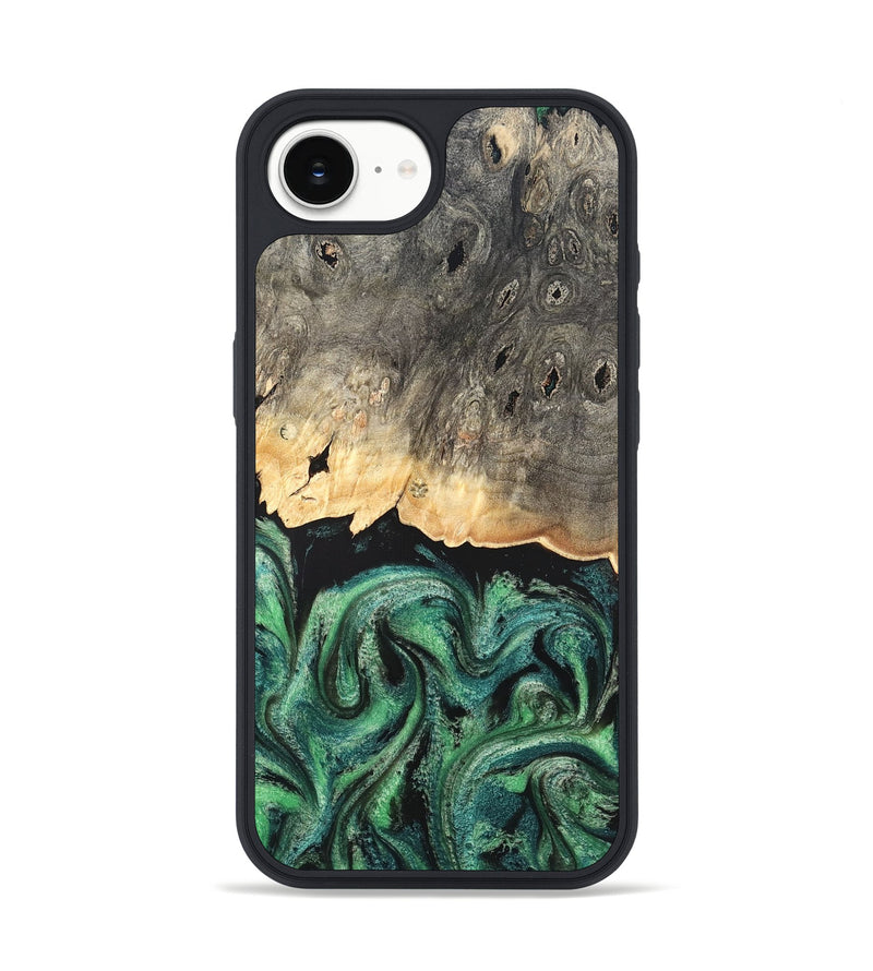 iPhone 16e Wood Phone Case - Betsy (Green, 820144)
