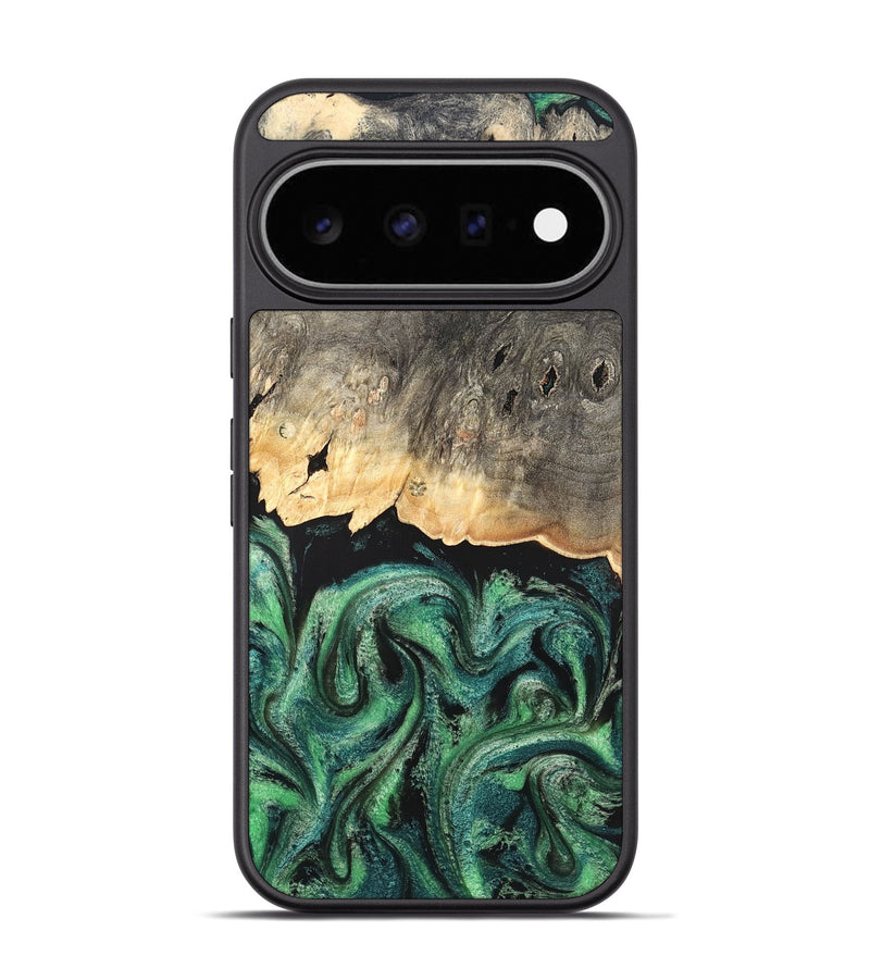 Pixel 11 Pro Wood Phone Case - Betsy (Green, 820144)