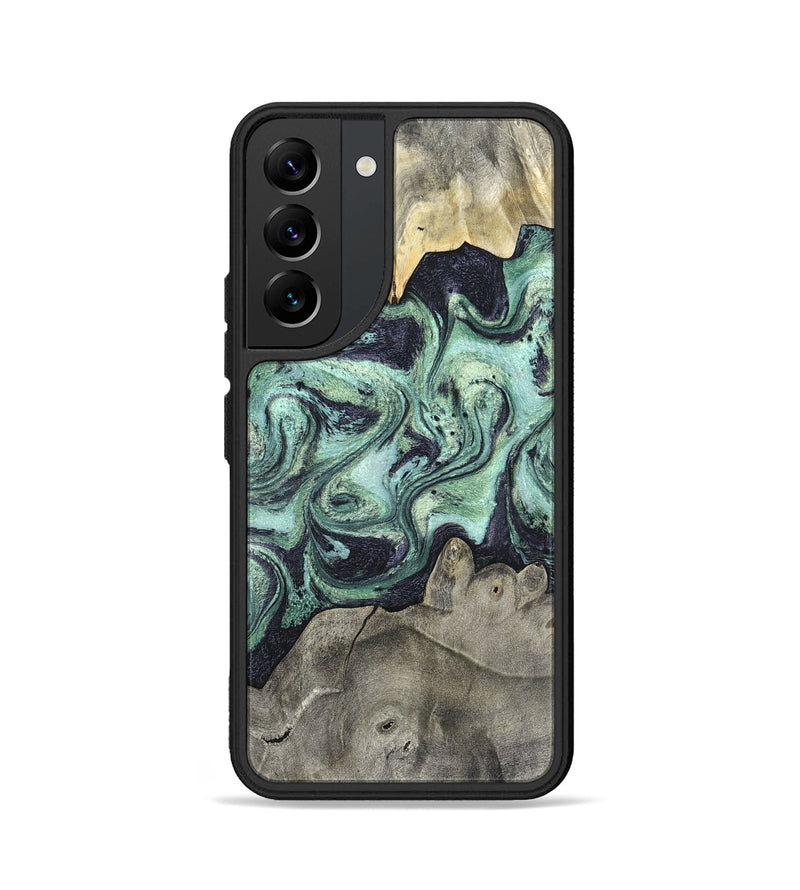 Galaxy S22 Wood Phone Case - Artie (Green, 820145)