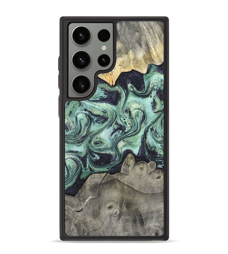 Galaxy S23 Ultra Wood Phone Case - Artie (Green, 820145)