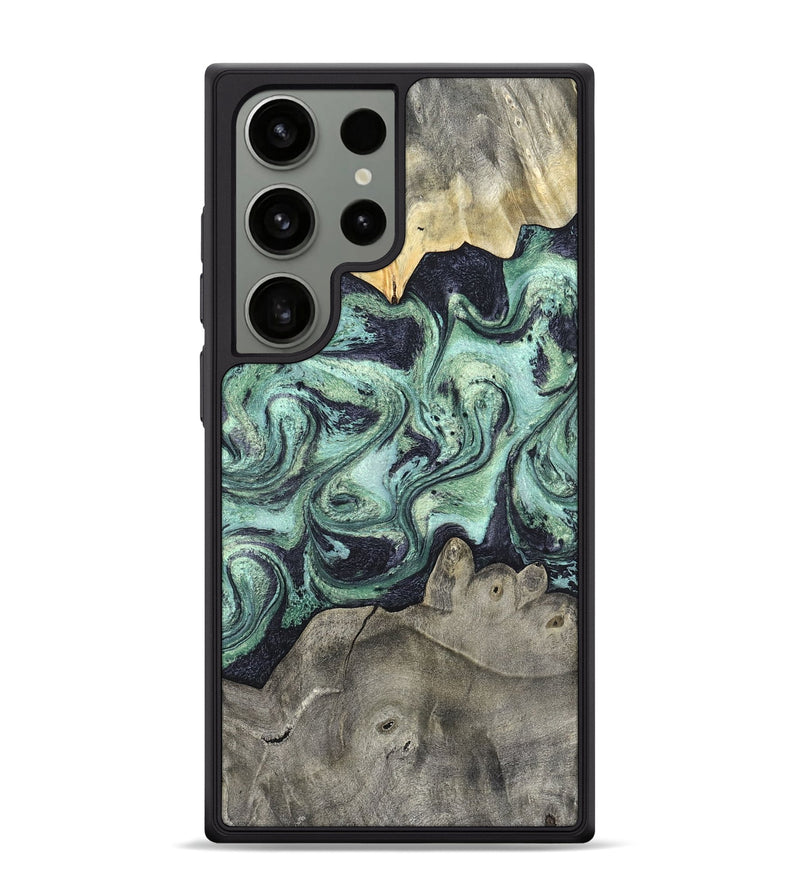 Galaxy S24 Ultra Wood Phone Case - Artie (Green, 820145)