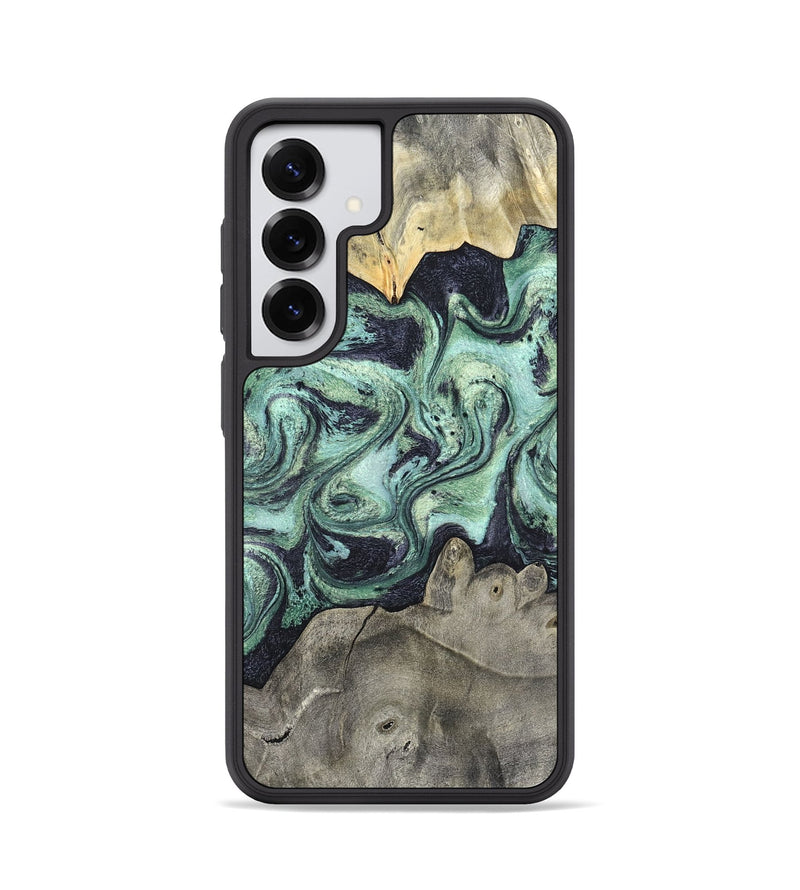 Galaxy S25 Wood Phone Case - Artie (Green, 820145)