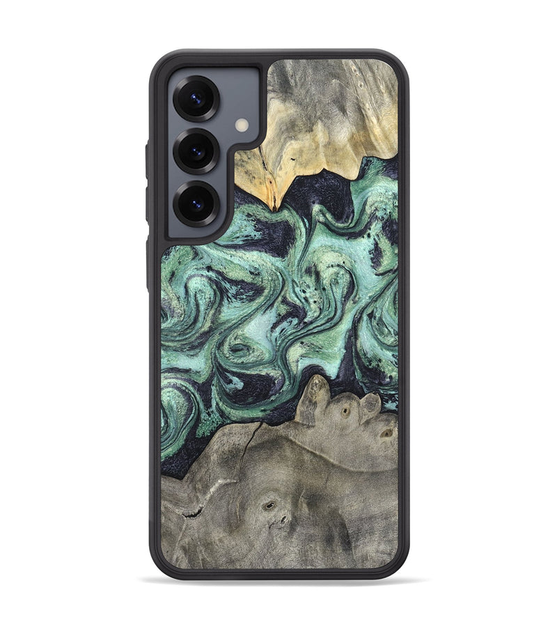 Galaxy S25 Plus Wood Phone Case - Artie (Green, 820145)