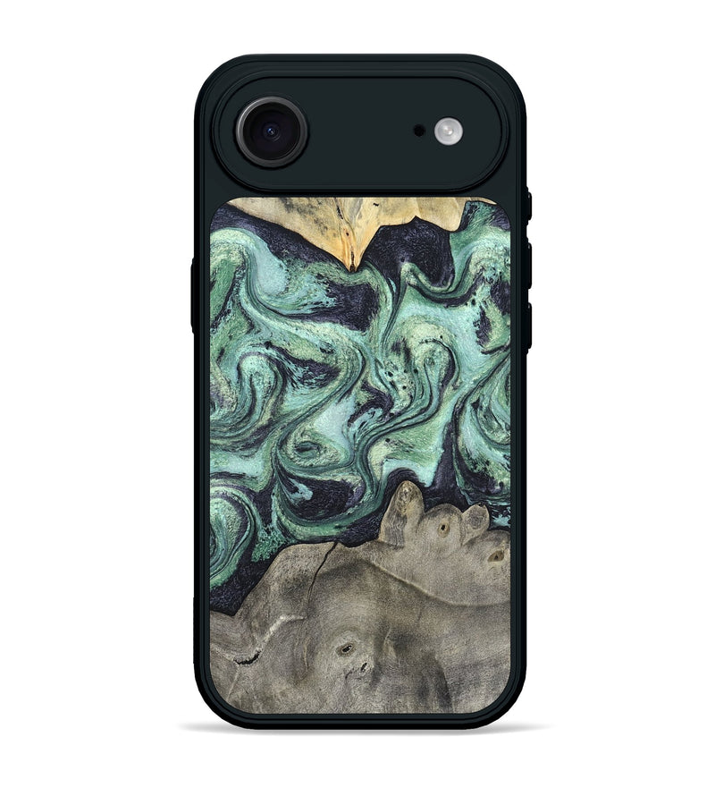 iPhone 17 Air Wood Phone Case - Artie (Green, 820145)