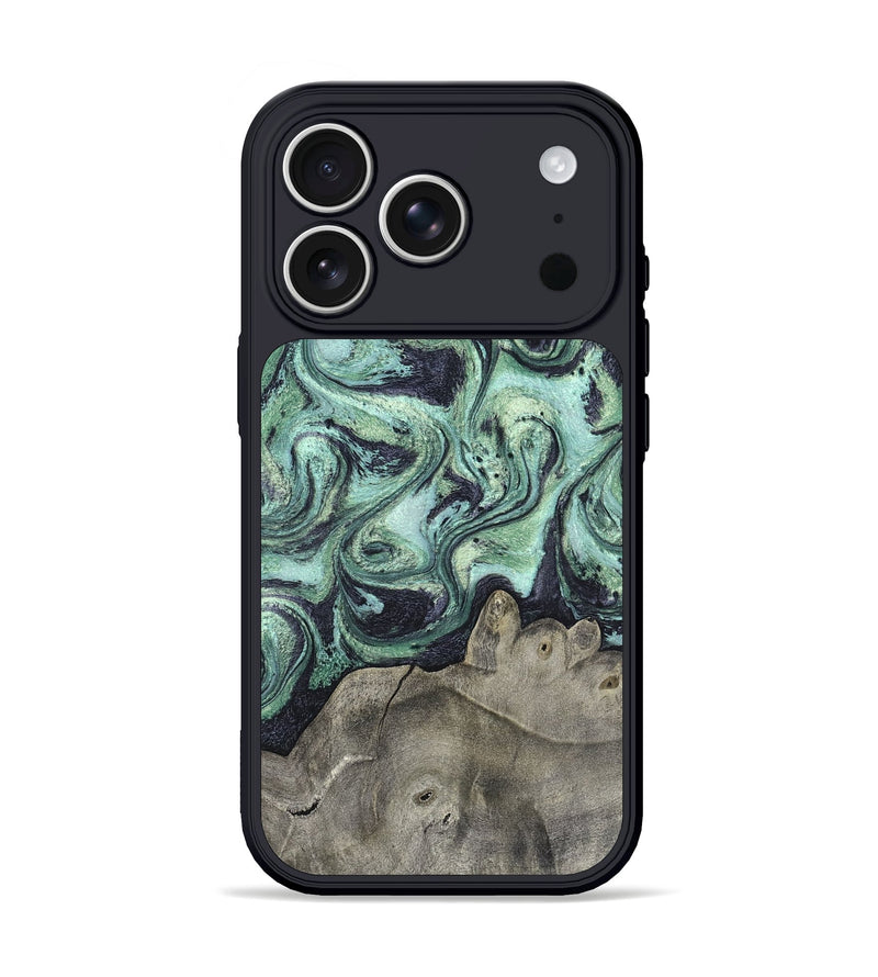 iPhone 17 Pro Wood Phone Case - Artie (Green, 820145)