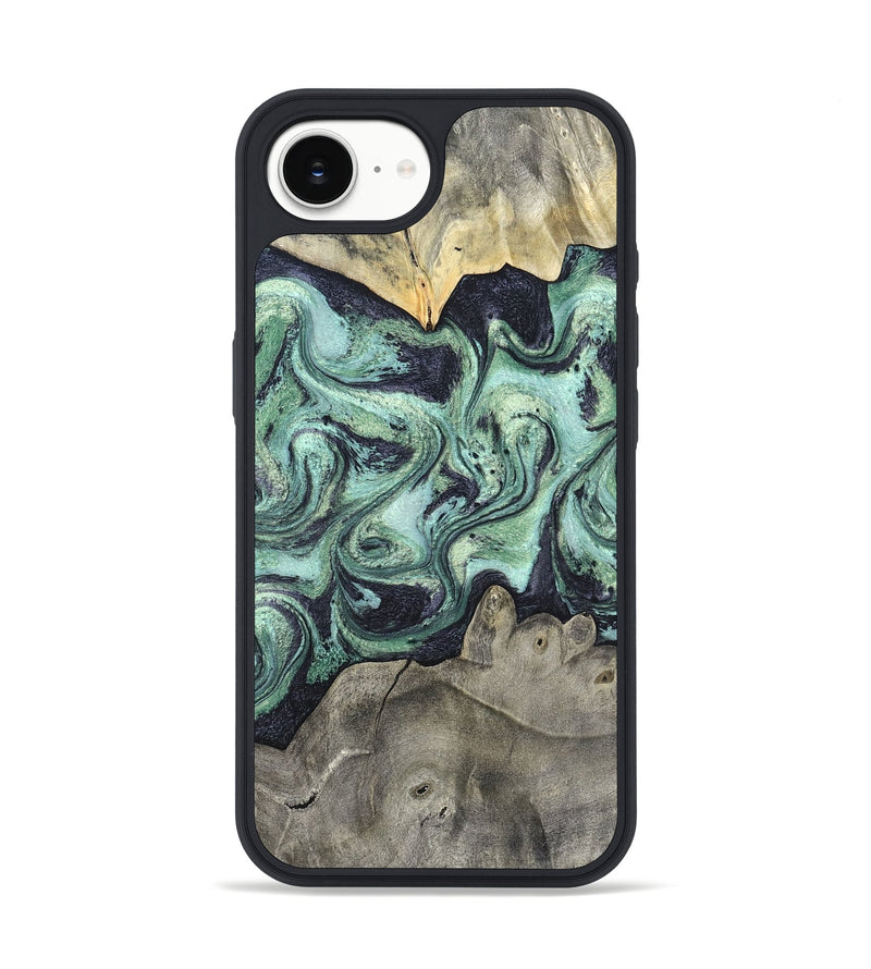 iPhone 17e Wood Phone Case - Artie (Green, 820145)