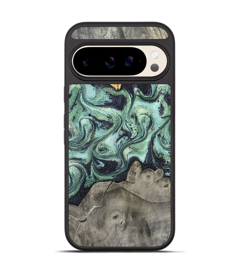 Pixel 10 Wood Phone Case - Artie (Green, 820145)