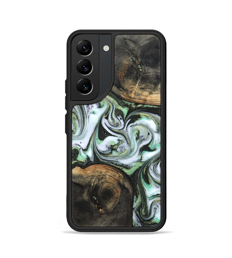 Galaxy S22 Wood Phone Case - Lyra (Green, 820147)