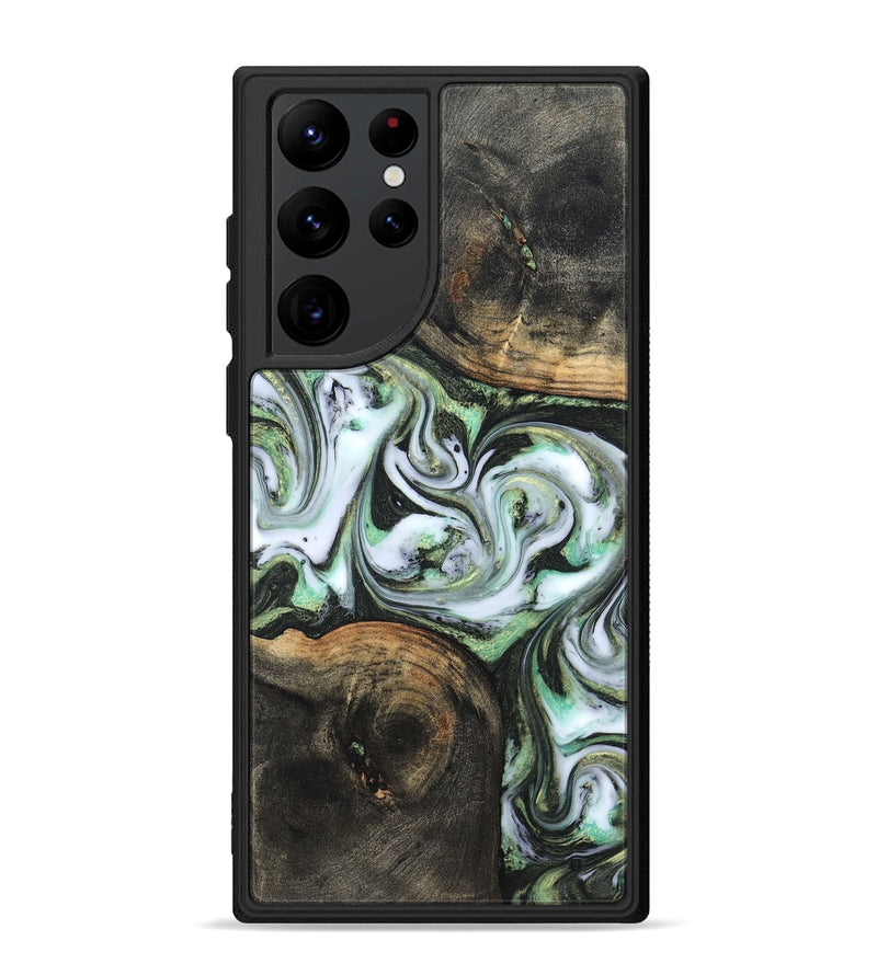 Galaxy S22 Ultra Wood Phone Case - Lyra (Green, 820147)