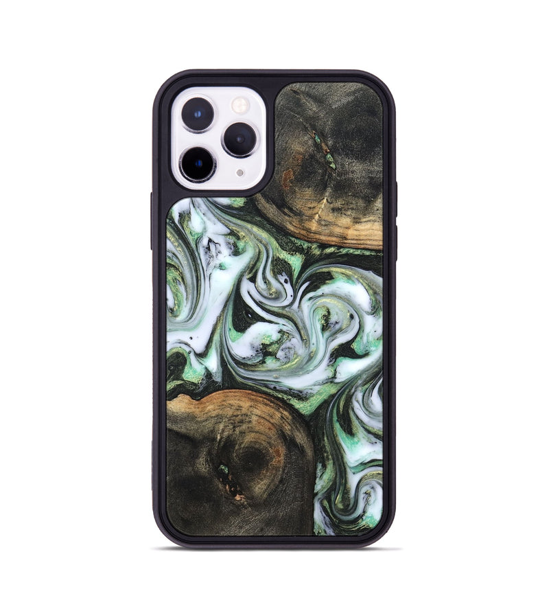 iPhone 11 Pro Wood Phone Case - Lyra (Green, 820147)