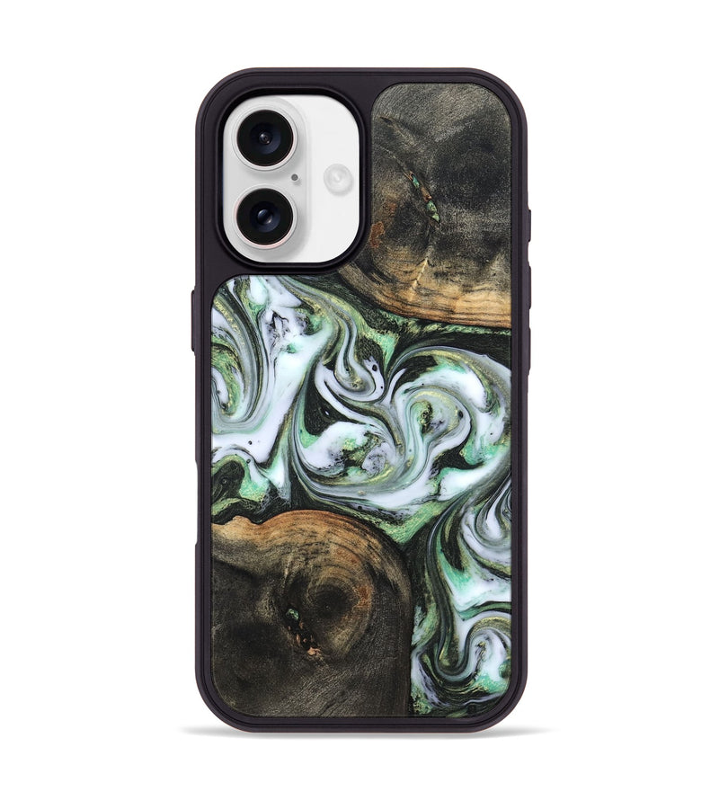 iPhone 17 Wood Phone Case - Lyra (Green, 820147)