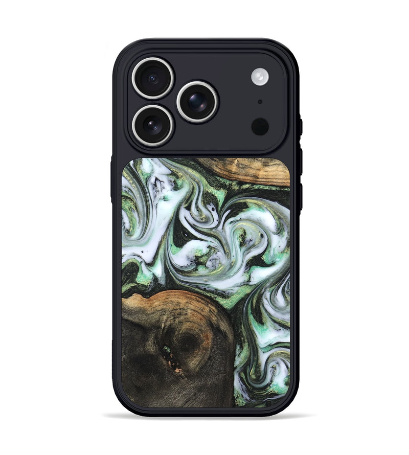 iPhone 17 Pro Wood Phone Case - Lyra (Green, 820147)