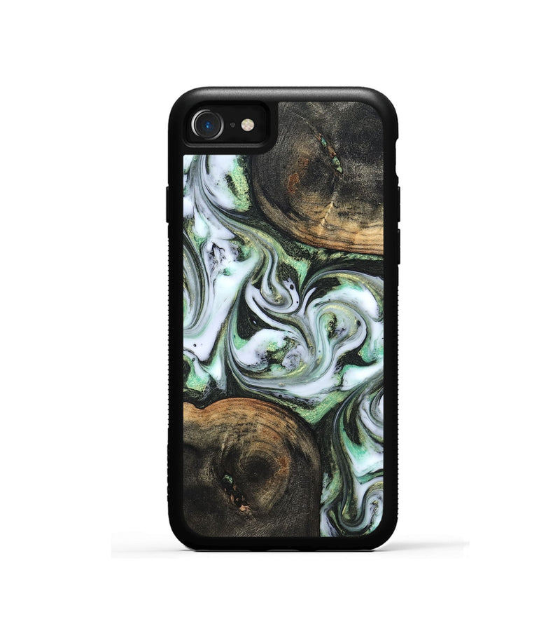 iPhone SE Wood Phone Case - Lyra (Green, 820147)