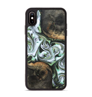 iPhone Xs Max Wood Phone Case - Lyra (Green, 820147)