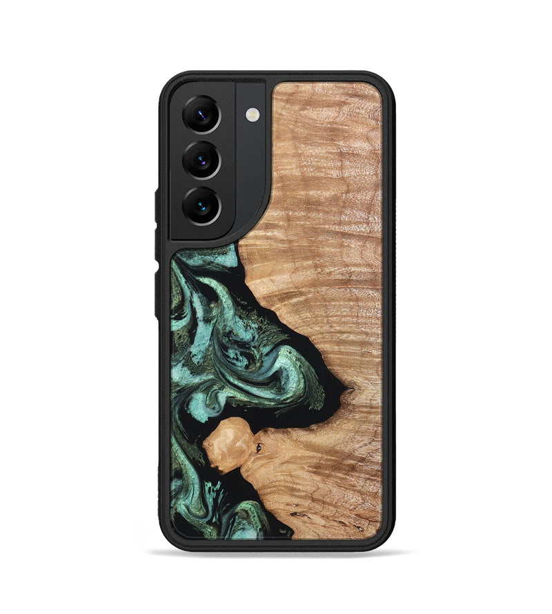 Galaxy S22 Wood Phone Case - Dixie (Green, 820148)