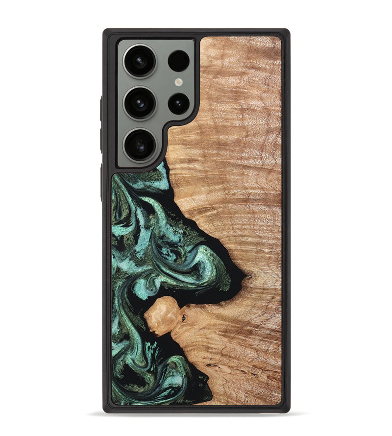 Galaxy S23 Ultra Wood Phone Case - Dixie (Green, 820148)