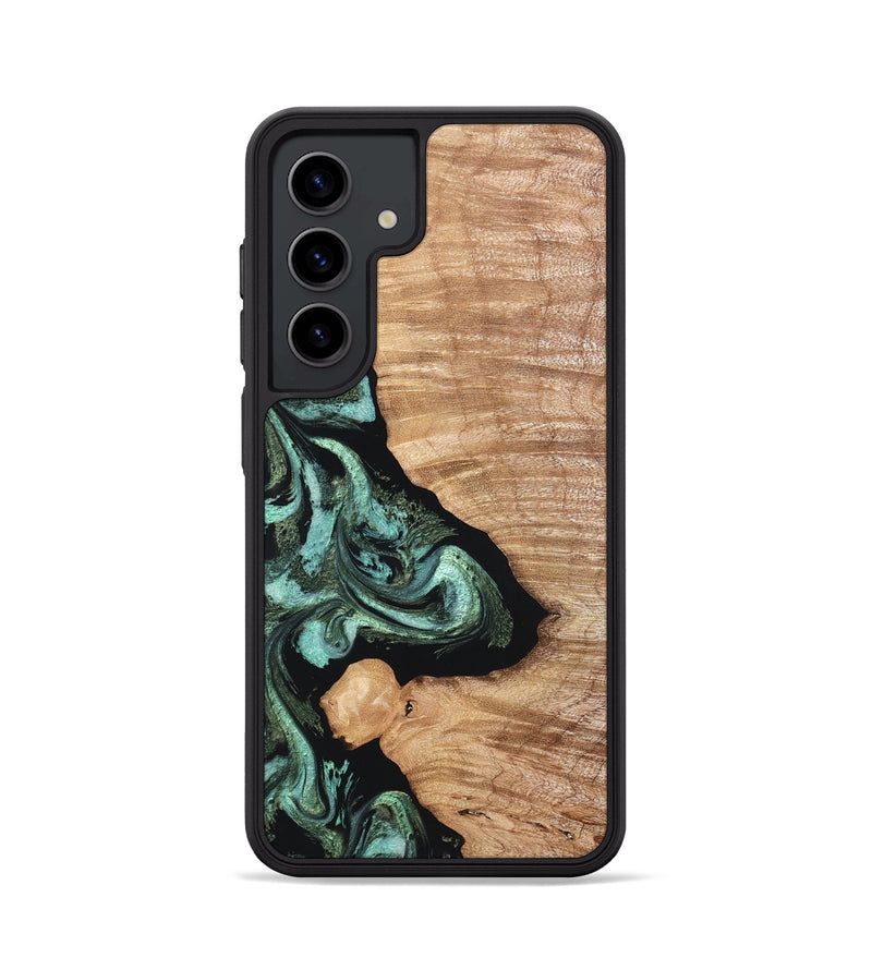 Galaxy S24 Wood Phone Case - Dixie (Green, 820148)