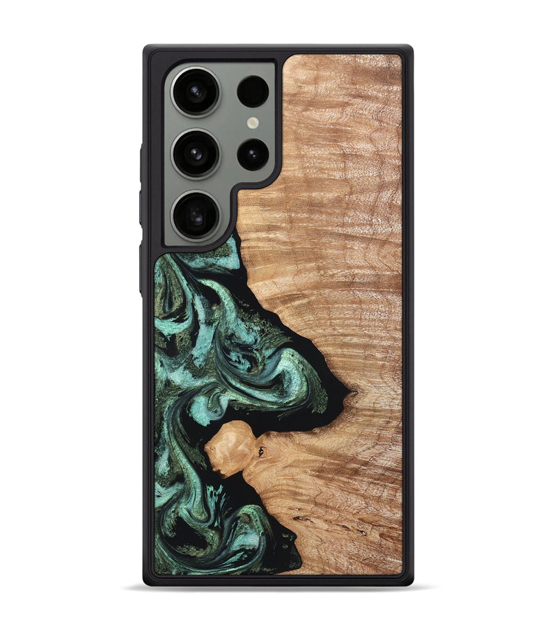 Galaxy S24 Ultra Wood Phone Case - Dixie (Green, 820148)