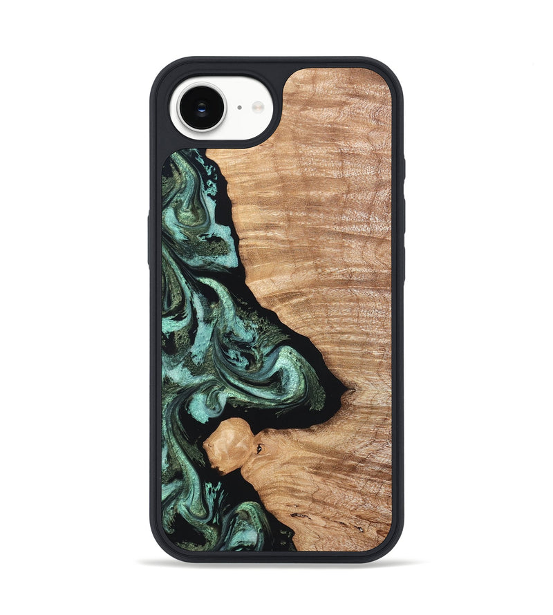 iPhone 16e Wood Phone Case - Dixie (Green, 820148)