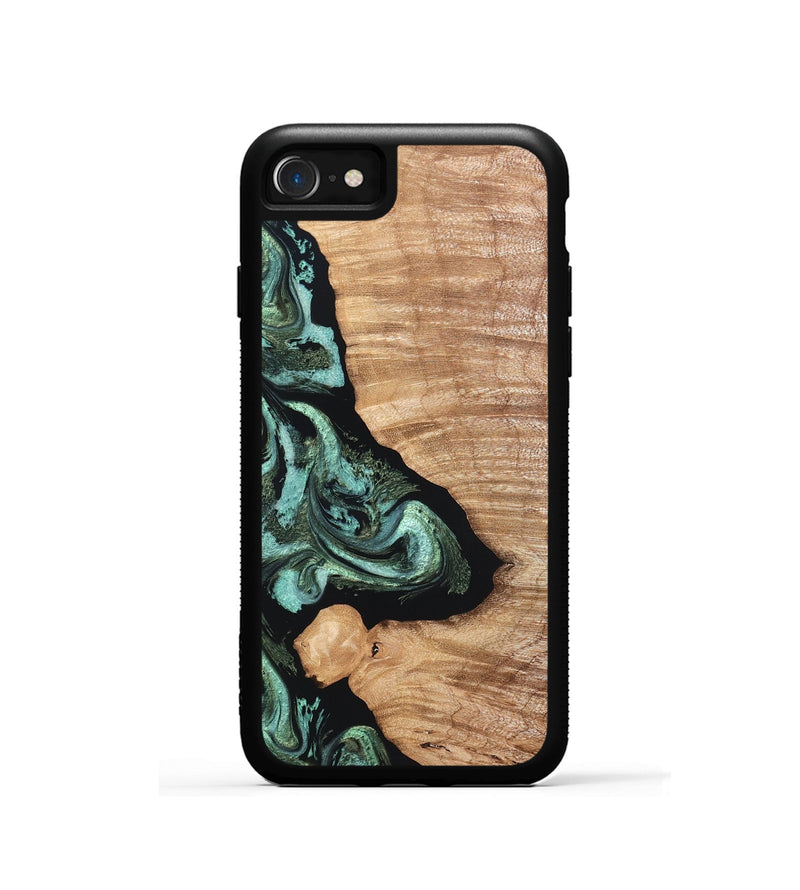 iPhone SE Wood Phone Case - Dixie (Green, 820148)