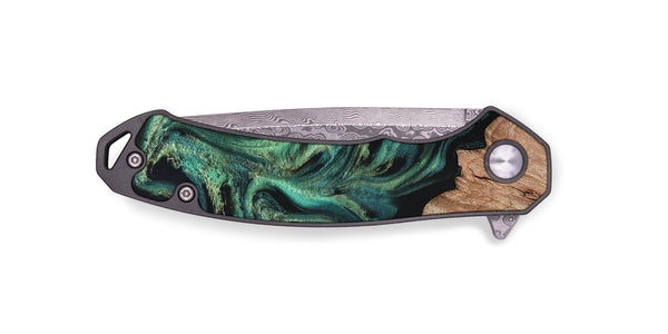 EDC Wood Pocket Knife - Bryant (Green, 820149)