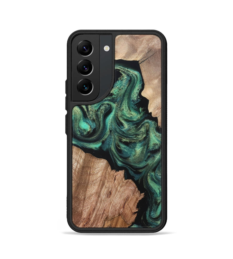 Galaxy S22 Wood Phone Case - Bryant (Green, 820149)