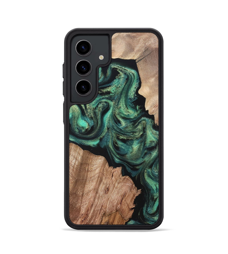 Galaxy S24 Wood Phone Case - Bryant (Green, 820149)