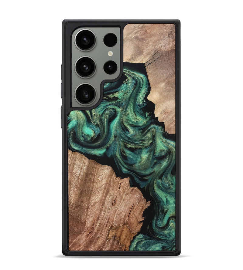 Galaxy S24 Ultra Wood Phone Case - Bryant (Green, 820149)
