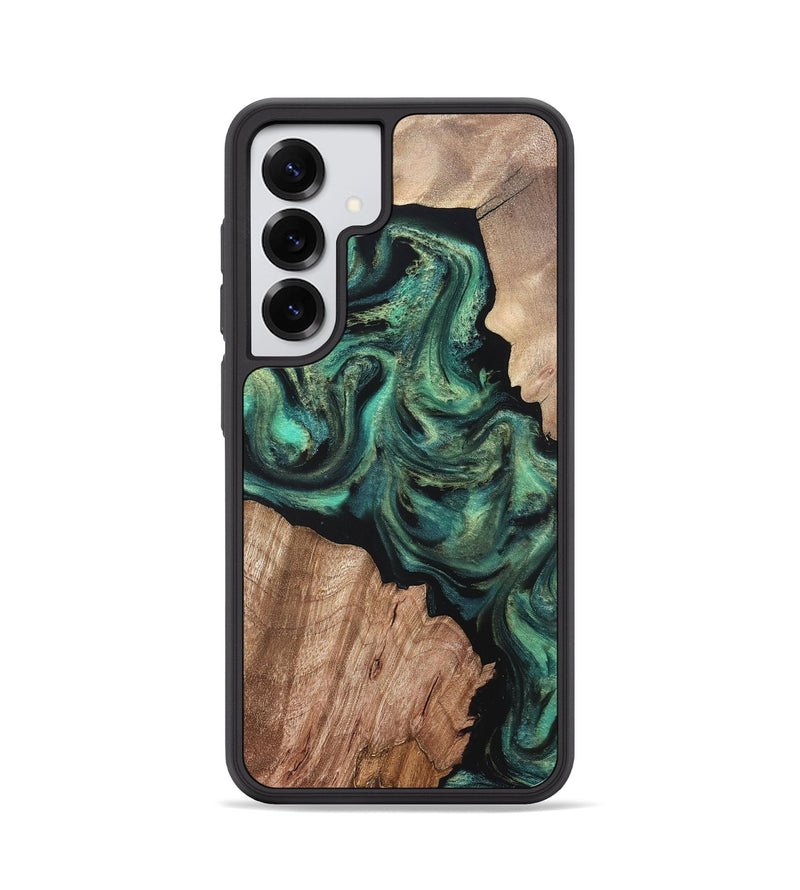 Galaxy S25 Wood Phone Case - Bryant (Green, 820149)
