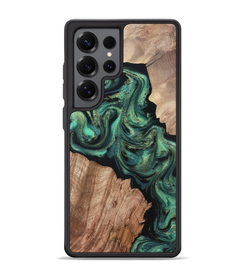 Galaxy S25 Ultra Wood Phone Case - Bryant (Green, 820149)