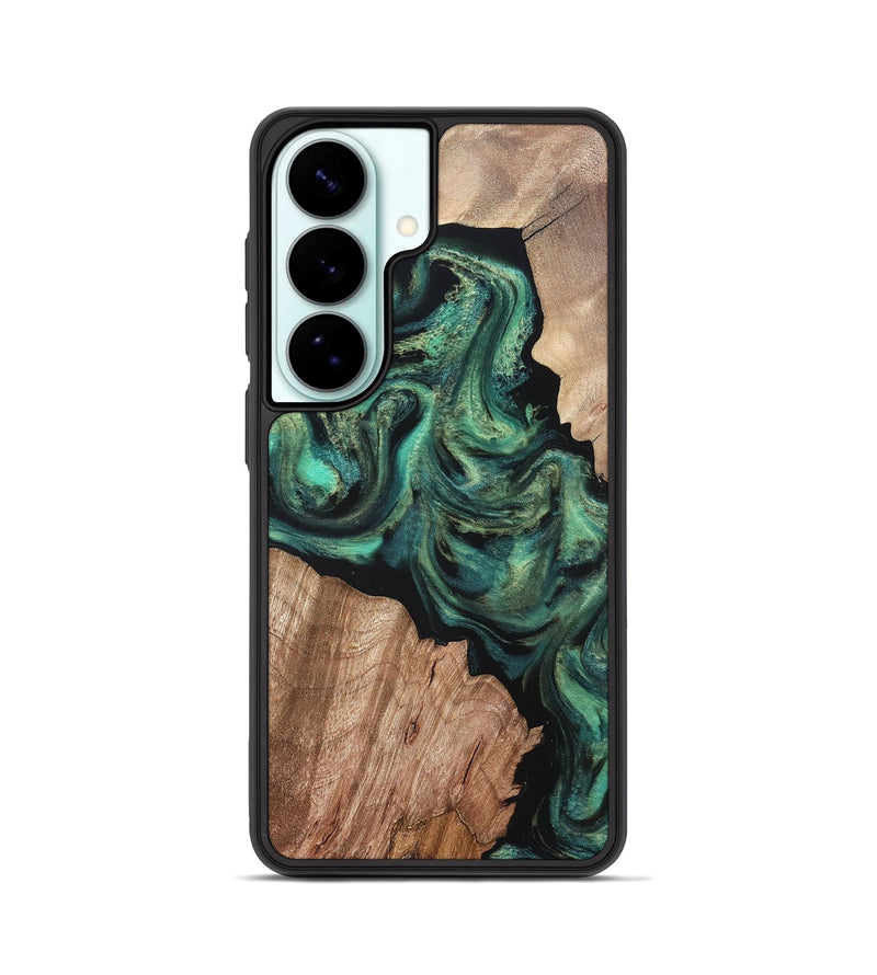 Galaxy S26 Wood Phone Case - Bryant (Green, 820149)
